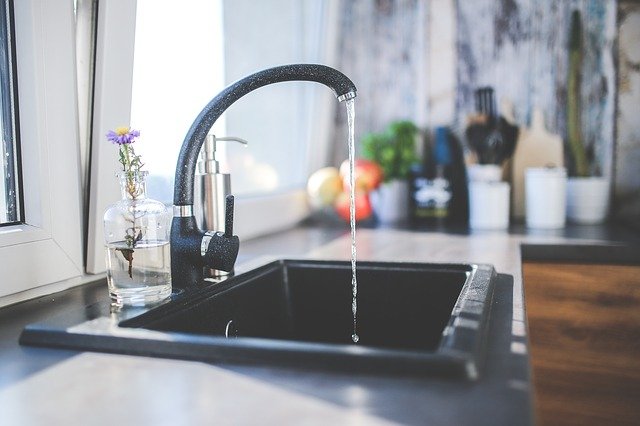 Clean Sink To Get Ready For Guests